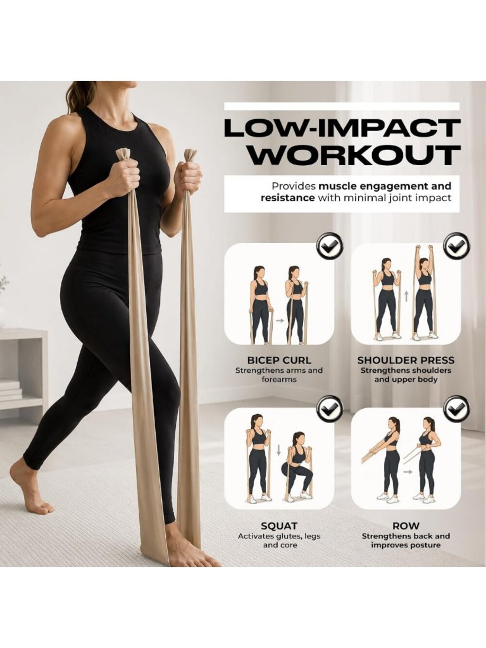 Complete Pilates Kit for Home Workouts – Resistance Bands, Ring, Ball & Discs - Picture 6 of 8